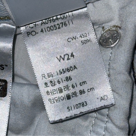 Levi's 90s Low pro Baggy straight denim jeans 24 Mid Rise vintage distressed - Picture 7 of 14